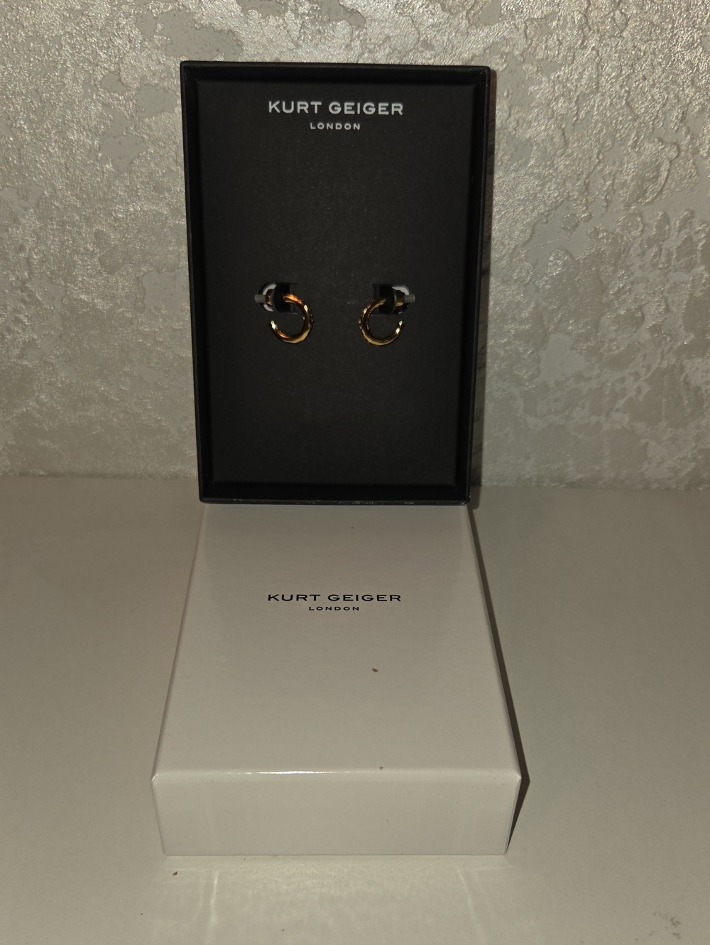 Kurt Geiger Gold Hoop Mini Earrings
